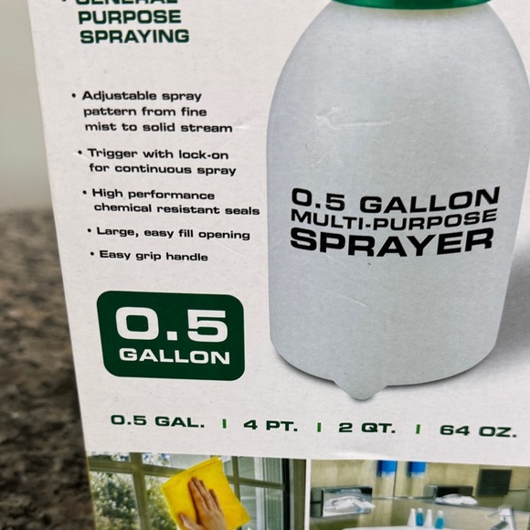 Multi-Purpose Sprayer with Green and Red Nozzle NEW - Picture 3 of 7